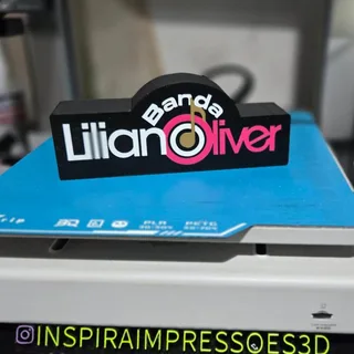 Letreiro personalizado produzido pela Inspira3D